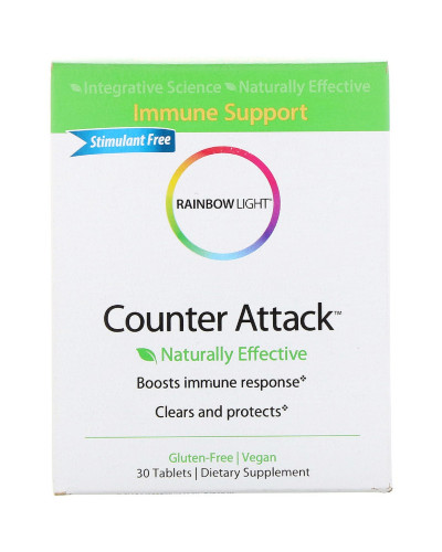 Імунна Підтримка, Counter Attack, Rainbow Light, 90 таблеток