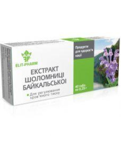 Екстракт шоломниці байкальського 40 таблеток
