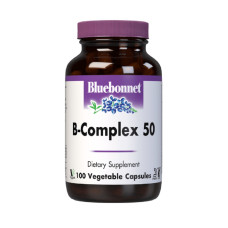 В-Комплекс 50, Bluebonnet Nutrition, 100 вегетарианских капсул