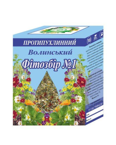Волинський фітозбір протипухлинний №1 200 гр Скарбниця здоров'я