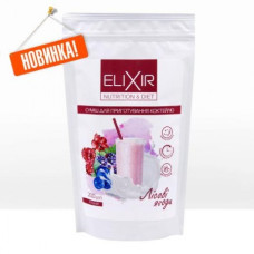 Смесь сухая "ELIXIR NUTRITION & DIET» для приготовления коктейля с лесными ягодами, 200 г