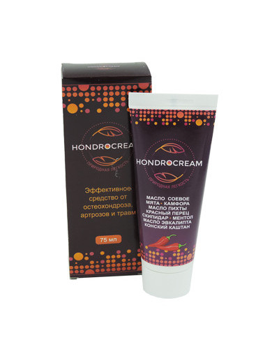 Hondrocream - Крем від остеохондрозу, артрозів та травм (Хондрокрем)
