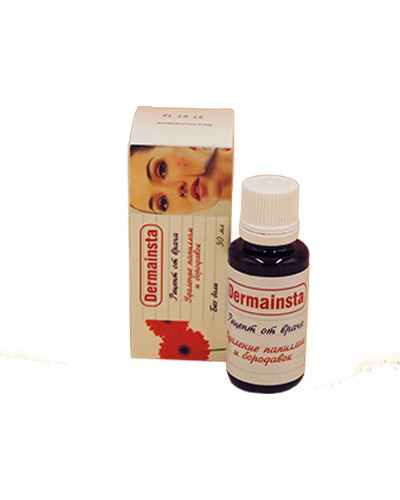 Dermainsta - Краплі від папілом і бородавок (Дермаінста)