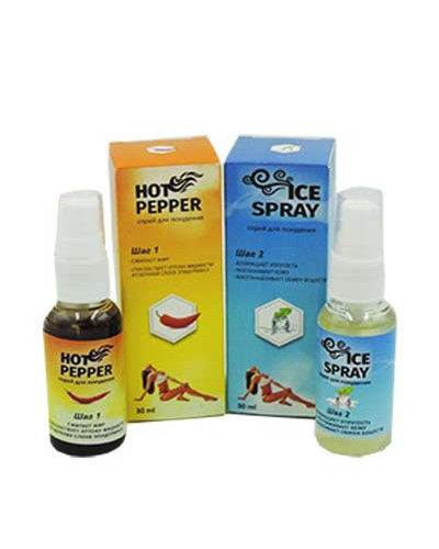 Hot Pepper & Ice Spray - Комплекс для схуднення (Хот Пепер / Айс Спрей)