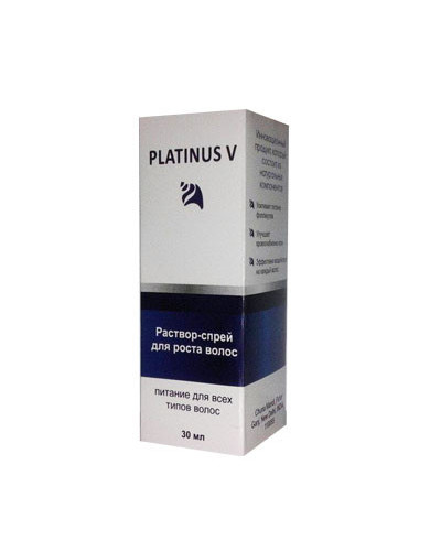 Platinus V - Раствор-спрей для роста волос (Платинус В)