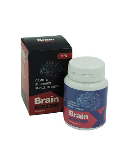 BrainBoosterX - Таблетки для улучшения памяти, внимания, концентрации (БрейнБустер)