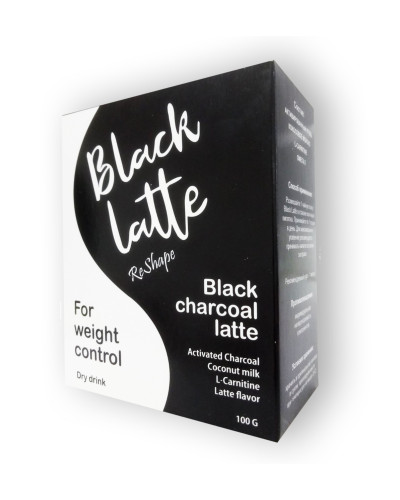 Black Latte - Угольный Лате для похудения (Блэк Латте) коробка