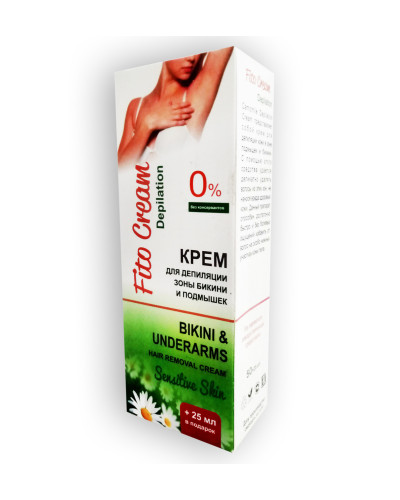 Fito Cream Depilation - Крем для депіляції зони бікіні та пахв (Фіто Крем Депілейшн)