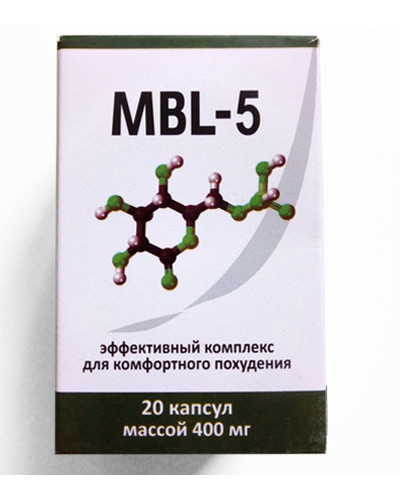 MBL-5 - Капсулі для інтенсивного схуднення (МБЛ-5)