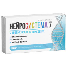 Нейросистема – семидневная система похудения