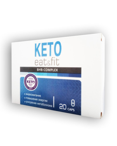 Keto Eat & Fit BHB - Комплекс для схуднення на основі кетогенної дієти (Кето Іт Енд Фіт)