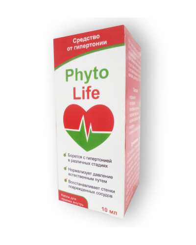 Phyto Life - Краплі від гіпертонії (Фіто Лайф) 10 мл