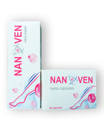 Nanoven - комплекс від варикозу - Крем + Капсулі (Нановен)