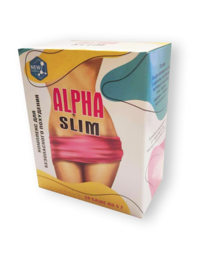 Alpha Slim - Комплекс для безпечного схуднення (Альфа Слім), 20 саше