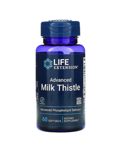 Силимарин (Расторопша), European Milk Thistle, Life Extension, 60 желатиновых капсул