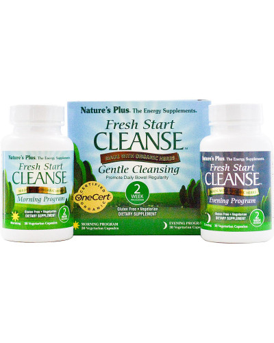 Очищення організму за 15 днів, Fresh Start Cleanse Kit, Natures Plus, 60 капсул