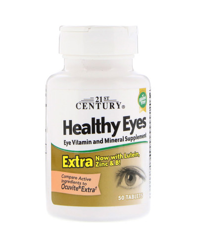 Комплекс для Здоров'я Очей, Healthy Eyes, 21st Century, 50 таблеток