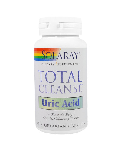 Очищувач від Сечової Кислоти, Total Cleanse, Uric Acid, Solaray, 60 капсул
