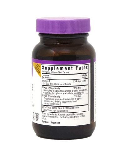 Комплекс Вітаміну E, Vitamin E Complex, Bluebonnet Nutrition, 30 капсул