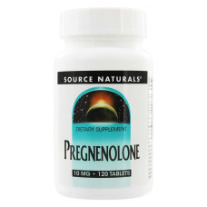 Source Naturals, Прегненолон, 10 мг, 120 таблеток