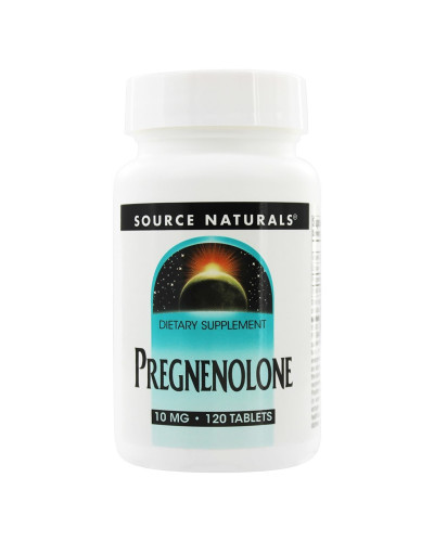 Source Naturals, Прегненолон, 10 мг, 120 таблеток
