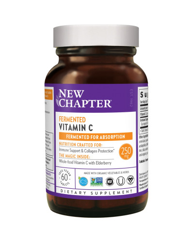 Ферментований Вітамін С, New Chapter Fermented Vitamin C, 60 таблеток