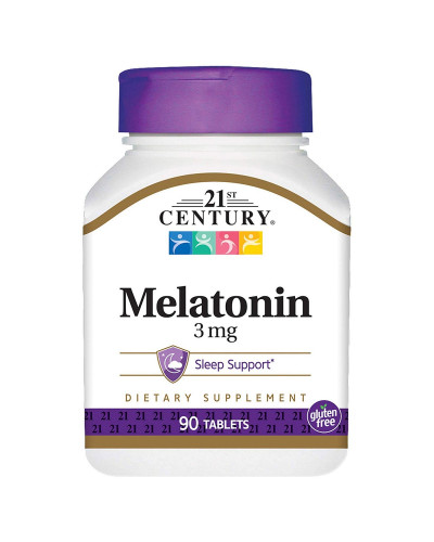 Мелатонин, 3 мг, Melatonin, 21st Century, 90 таблеток