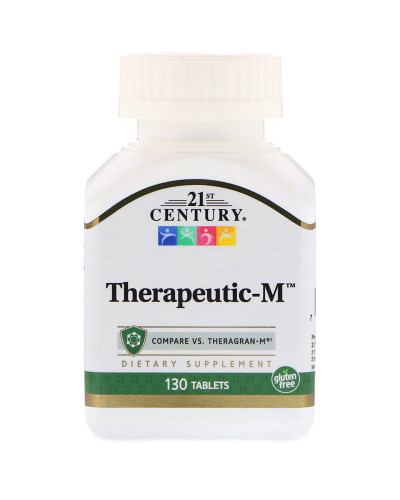 Мультивітаміни Терапевтичні, Therapeutic-M, 21st Century, 130 таблеток