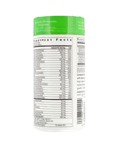 Мультивітаміни Для Підлітків, Підтримка Шкіри, Active Health Teen with Derma Complex, Rainbow Light, 60 таблеток