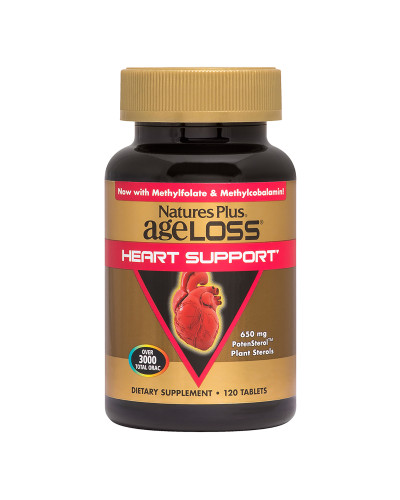 Комплекс для поддержки Сердца, AgeLoss Heart Support, Natures Plus, 120 таблеток