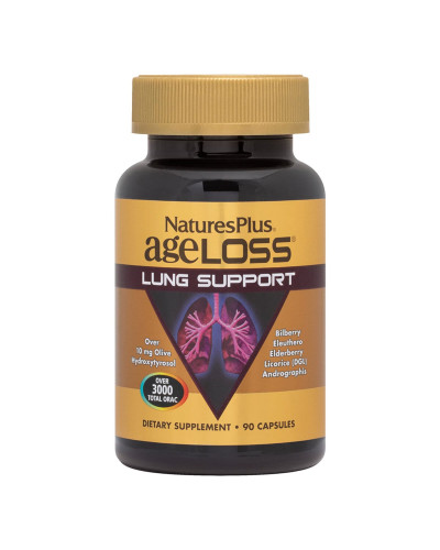 Комплекс Для Підтримки Легких, AgeLoss Lung Support, Natures Plus, 90 капсул