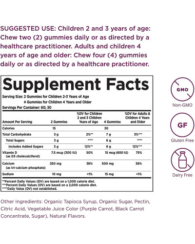 УЦІНКА Кальцій з D3 для дітей, U-Cubes, Children's Calcium With D3, Solgar, 120 жувальних конфет (пам'ятка банку)