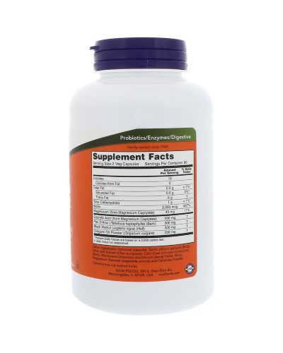 Комплекс для Кишківника, Candida Support, Now Foods, 180 вегетаріанських капсул