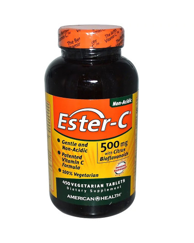 Естер-С з Біфлавоноїдами, Ester-C, American Health, 500 мг, 450 таблеток
