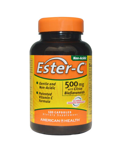 Естер-С з Біфлавоноїдами, Ester-C, American Health, 500 мг, 120 капсул
