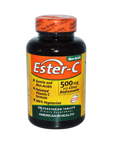 Естер-С з Біфлавоноідамі, Ester-C, American Health, 500 мг, 225 таблеток