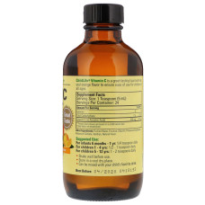 УЦІНКА Рідкий Вітамін С для Дітей, Смак Апельсину, Liquid Vitamin C, ChildLife, 118,5 мл