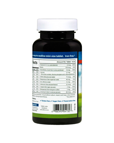 Комплекс Основних Вітамінів та Мінералів, Mini-Multi Essential Vitamins & Minerals, Carlson, 90 міні таблеток