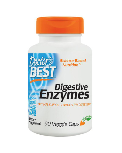 Травні ферменти вегетаріанські, Digestive Enzymes, Doctor's Best, 90 капсул
