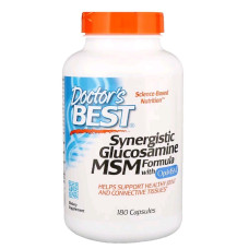 Синергический Глюкозамин МСМ-Формула, OptiMSM, Doctor's Best, 180 капсул