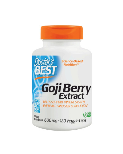 Ягоды Годжи, Goji Berry Extract, Doctor's Best, 600 мг, 120 капсул