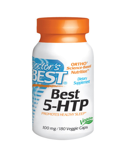 5-HTP (Гидрокситриптофан) 100мг, Doctor's Best, 180 капсул