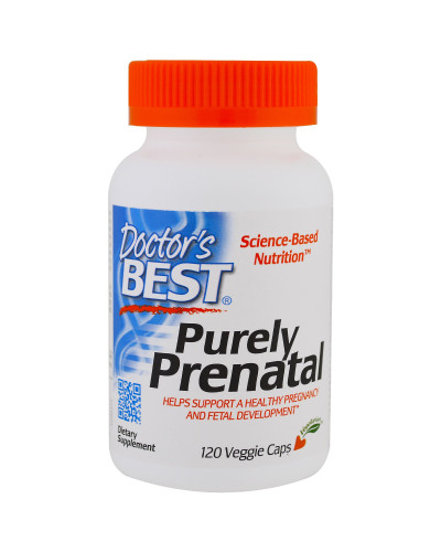 Комплекс для Беременных, Purely Prental, Doctor's Best, 120 гелевых капсул