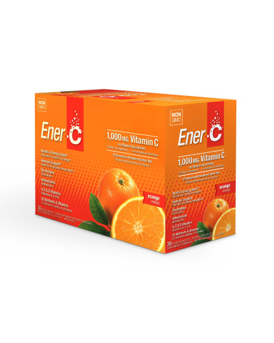Витаминный Напиток для Повышения Иммунитета, Вкус Апельсина, Vitamin C, Ener-C, 30 пакетиков