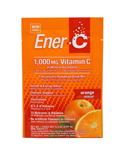 Витаминный Напиток для Повышения Иммунитета, Вкус Апельсина, Vitamin C, Ener-C, 30 пакетиков