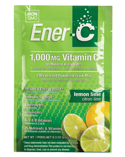Витаминный Напиток для Повышения Иммунитета, Вкус Лимона и Лайма, Vitamin C, Ener-C, 30 пакетиков Витаминный Напиток для Повышения Иммунитета, Вкус Лимона и Лайма, Vitamin C, Ener-C, 30 пакетиков