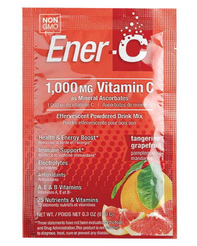 Витаминный Напиток для Повышения Иммунитета, Мандарин и Грейпфрут, Vitamin C, Ener-C, 1 пакетик