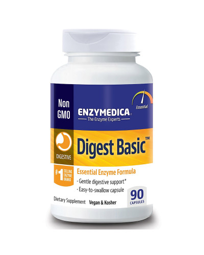 Пищеварительные Ферменты (Формула Энзимов), Digest Basic, Enzymedica, 90 капсул