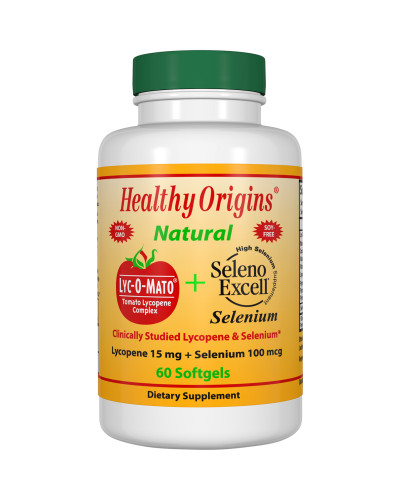 Ликопин + Селен, Lyc-O-Mato, Healthy Origins, 60 желатиновых капсул