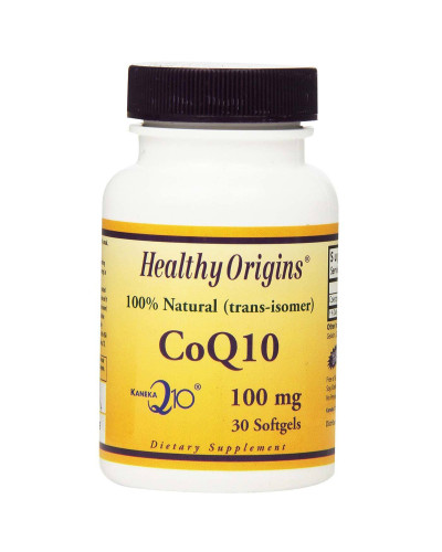 Коензим Q10, Kaneka (COQ10), Healthy Origins, 100 мг, 30 желатинових капсул Коензим Q10, Kaneka (COQ10), Healthy Origins, 100 мг, 30 желатинових капсул
